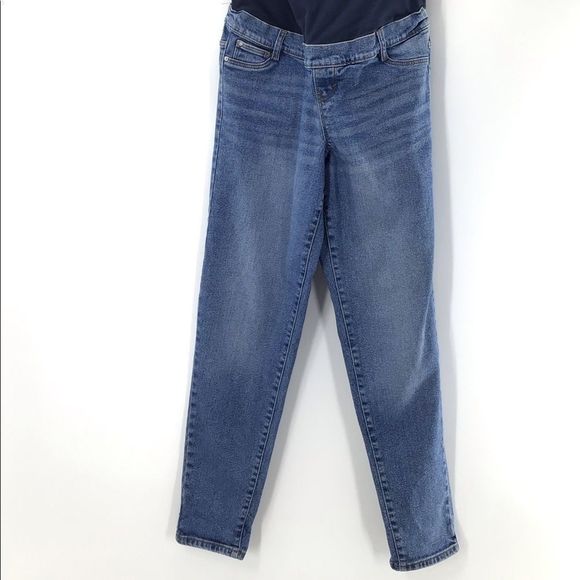 Urban Bliss Maternity Blue Jeans Size 4 Excellent Used Condition - Picture 3 of 8